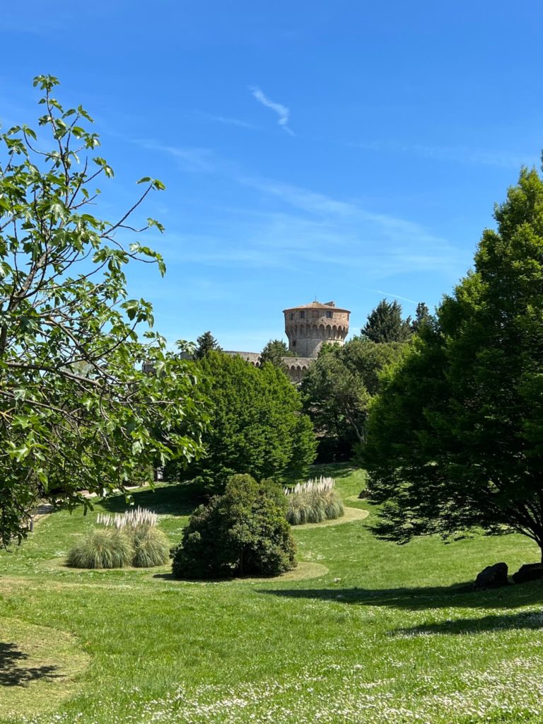 medici fortress from volterra, italy's archeological park