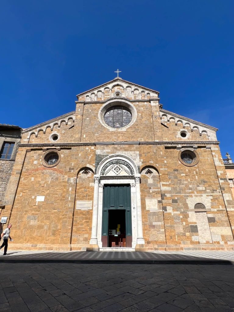 volterra, italy's duomo facade