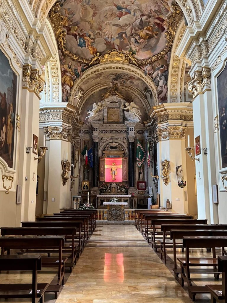baroque church in the sanctuary of st catherine