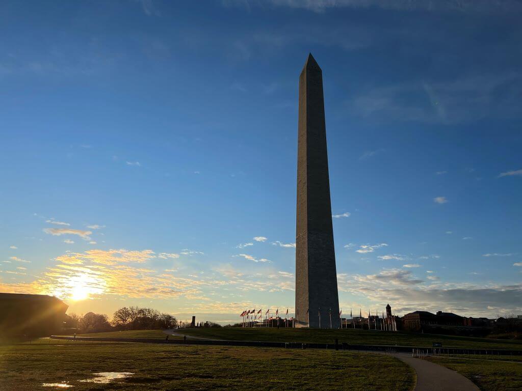Washington DC's National Mall At Sunrise