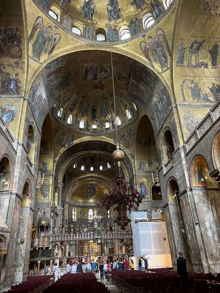 The Interior Of St Mark's Basilica