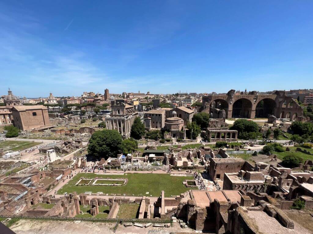 Panorama Of The Roman Forum