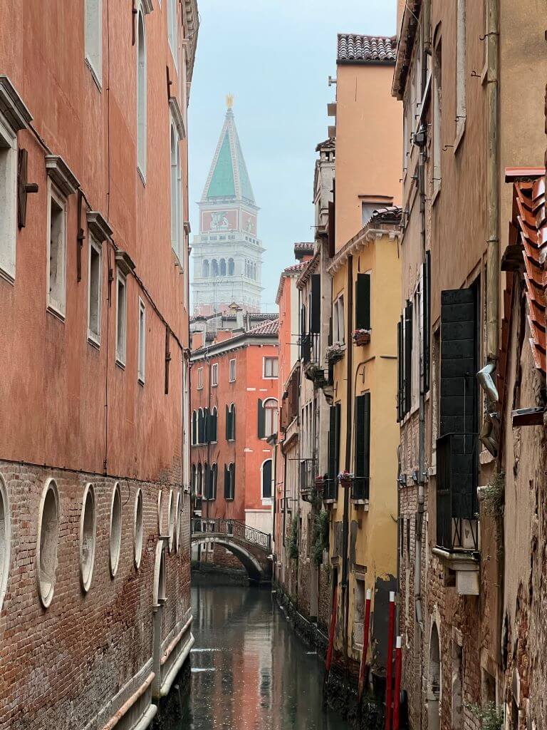 Romantic View Of A Venice Canal