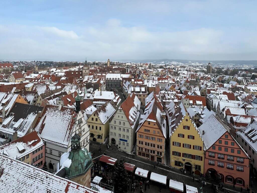 Rothenburg From The Town Hall Tower
