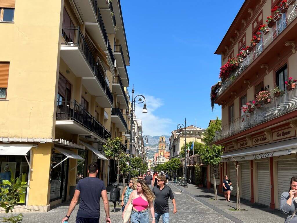 Walking Through Sorrento