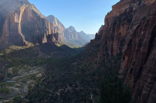 Zion National Park From The West Rim Trail
