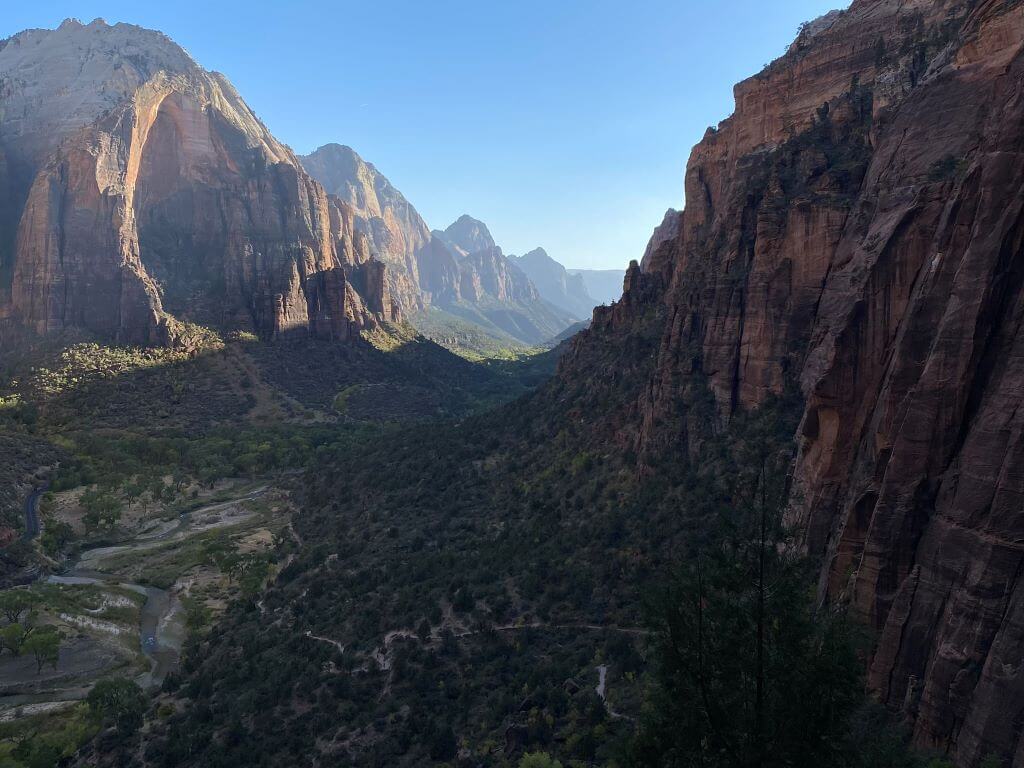 Zion National Park From The West Rim Trail