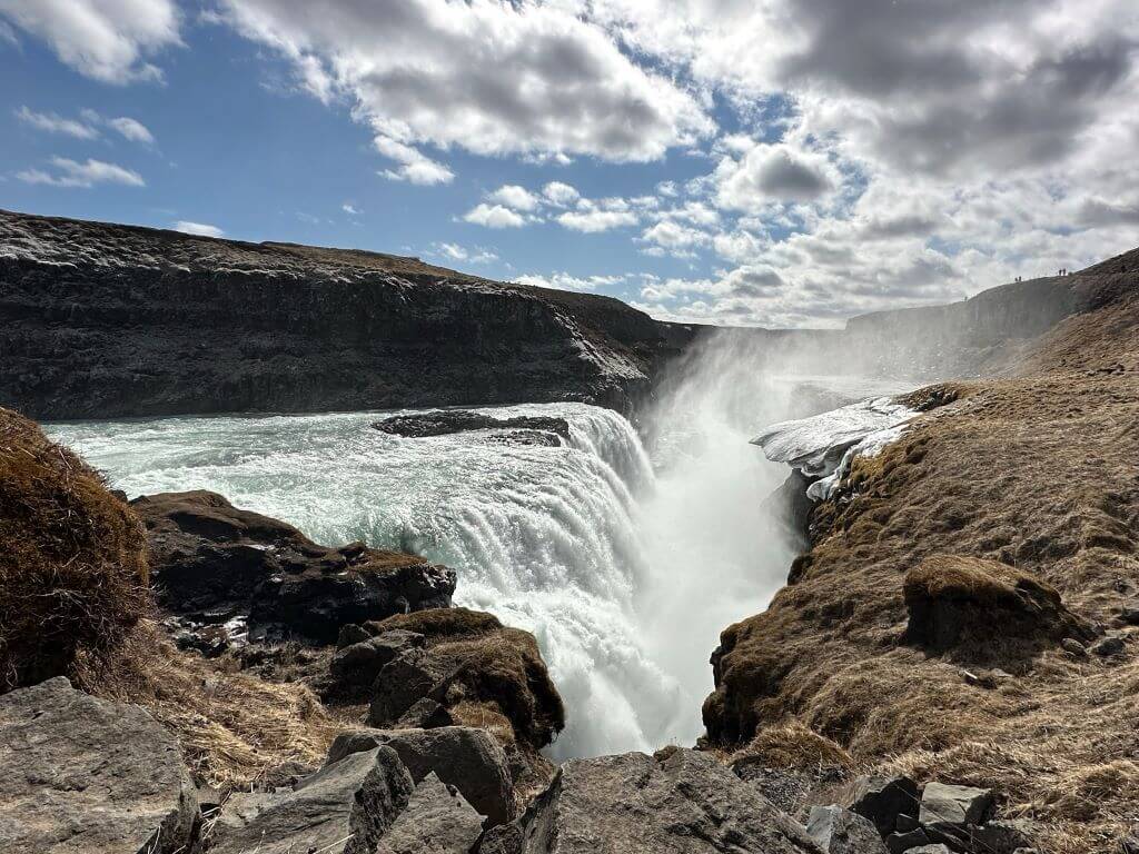 The Lower Falls Of Gullfoss
