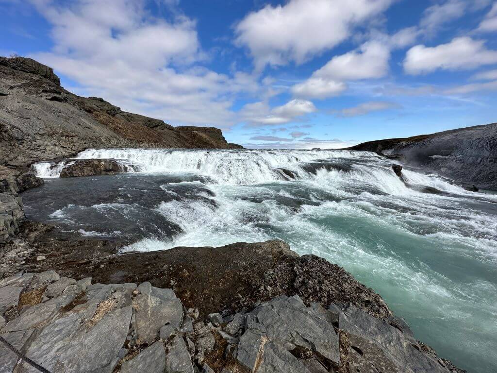 The Upper Falls Of Gullfoss