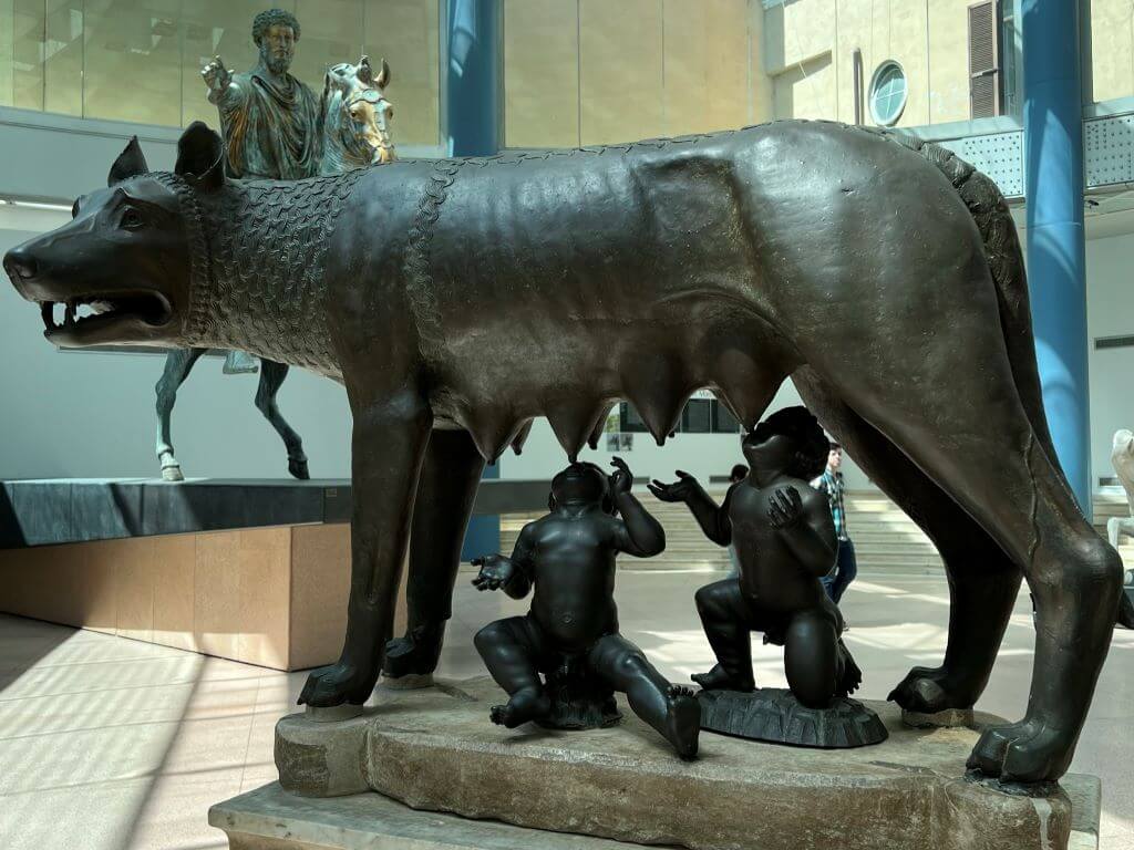 Capitoline She-Wolf In The Capitoline Museum