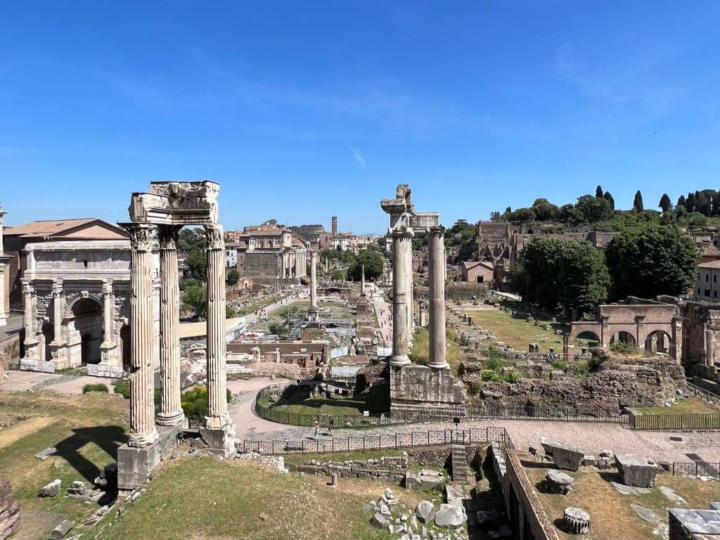 Roman Forum From Capitoline Museum 