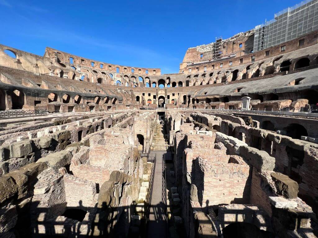 The Arena During My Self Guided Colosseum Tour