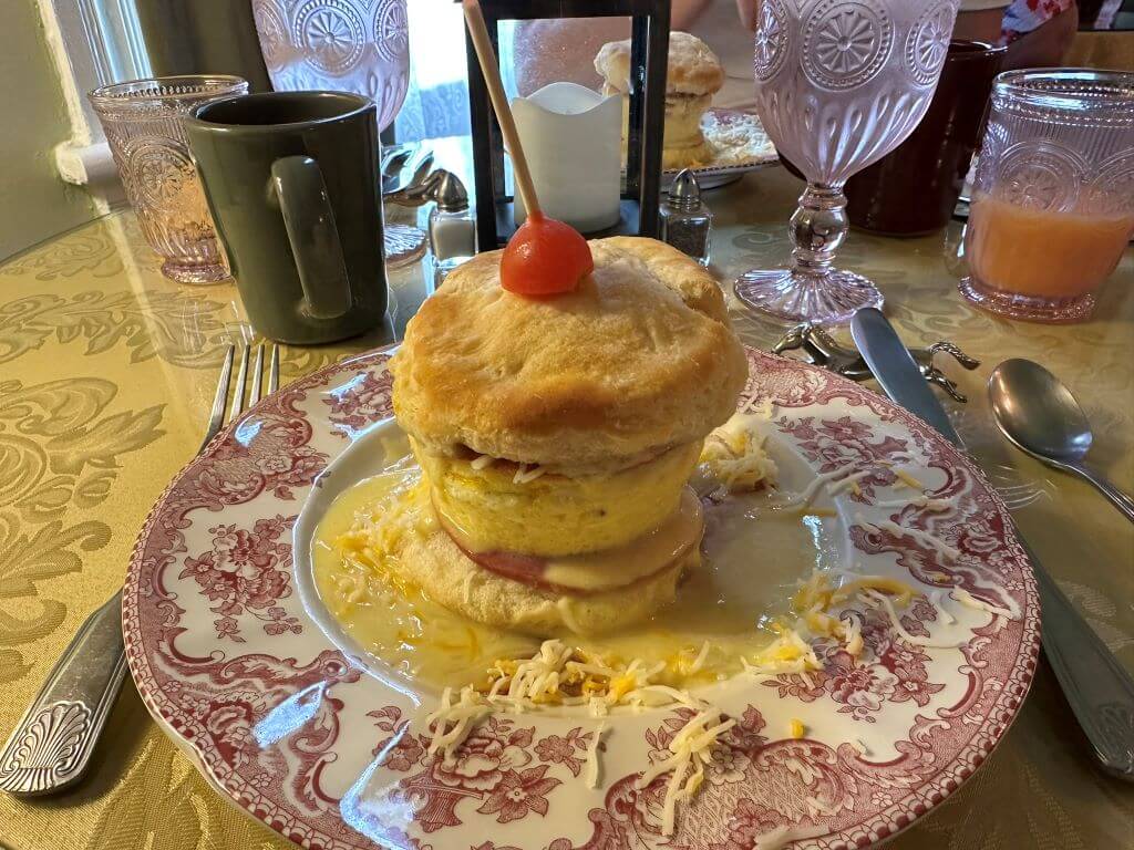 Breakfast Sandwich From Victorian House Bed And Breakfast
