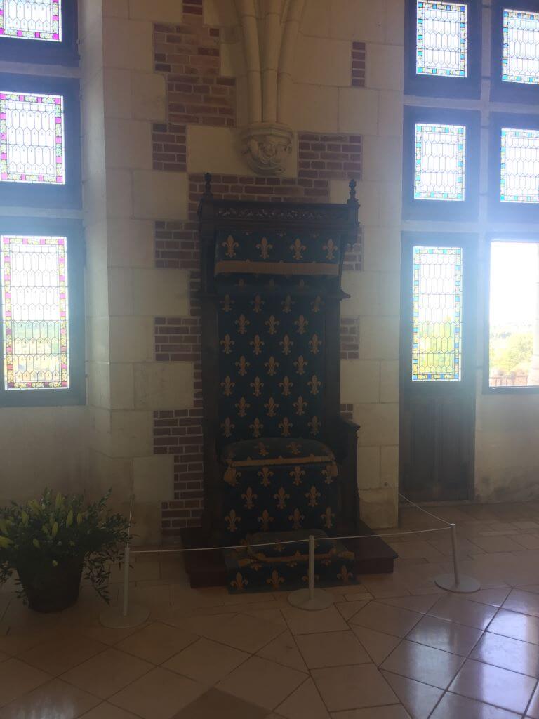 Chateau D'Amboise's Throne In The Council Chamber
