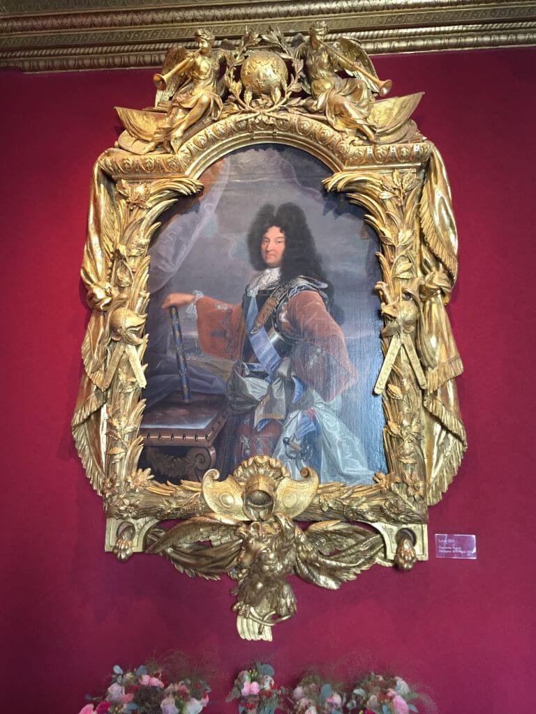 Portrait Of King Louis XIV At Chateau De Chenonceau