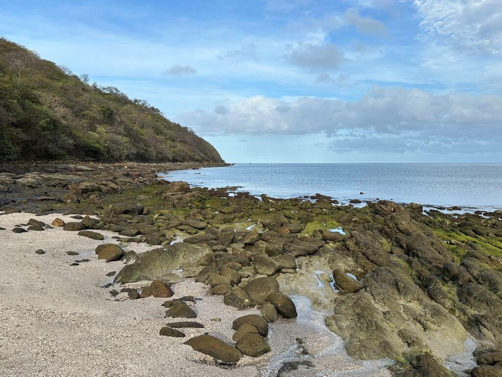 Rocky Coastline On Playa Jobo Near Dreams Las Mareas