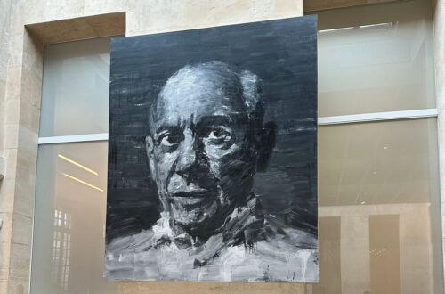 Portrait of Pablo Picasso In The Paris Picasso Museum