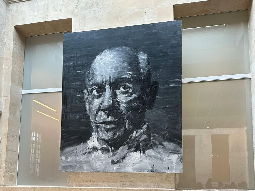 Portrait of Pablo Picasso In The Paris Picasso Museum